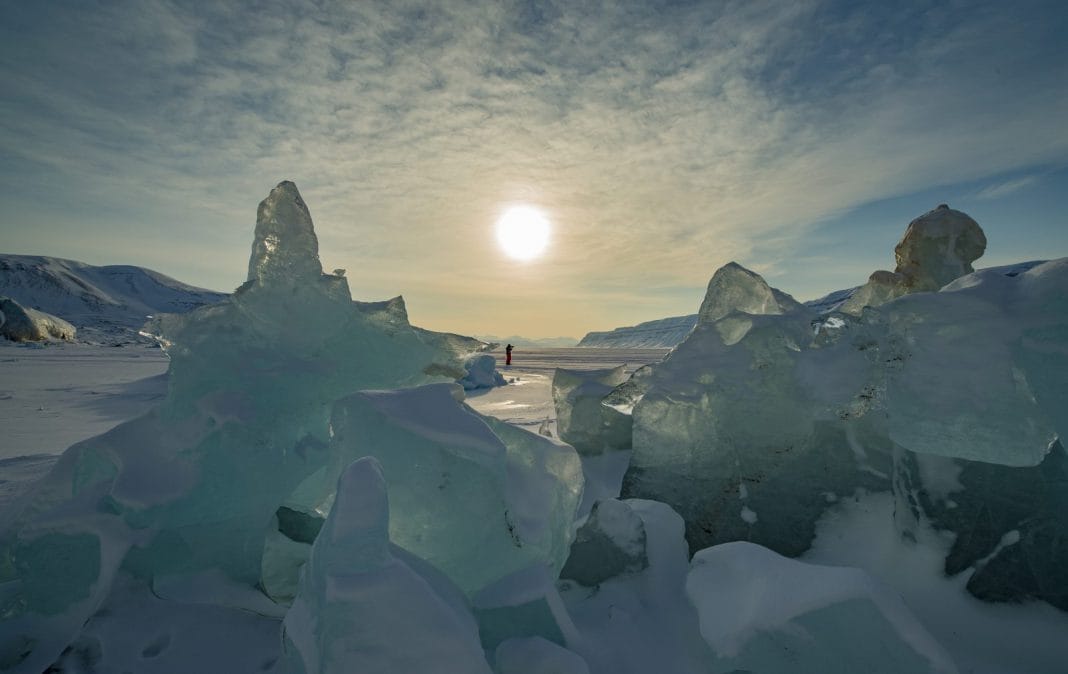 student in svalbard