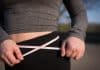 Measuring tape around waist