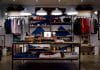 The interior of a clothing store
