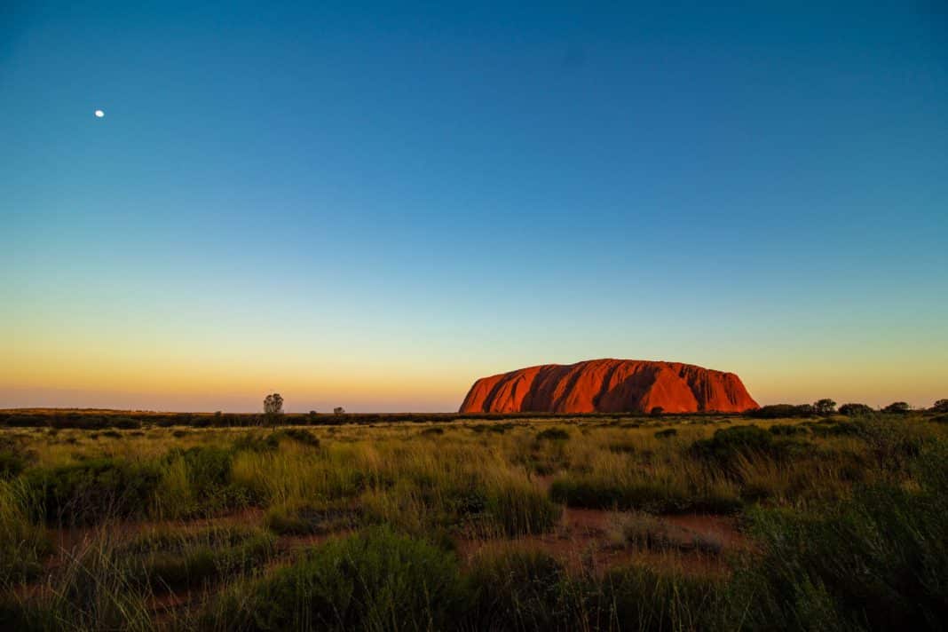 A picture of Uluru
