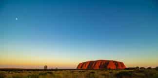 A picture of Uluru