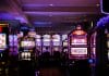Gambling machines in an arcade