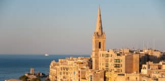 City view in Valletta