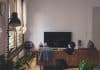 The inside of a flat