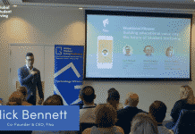 Fika CEO Nick Bennett presenting at the GSL Conference 2019