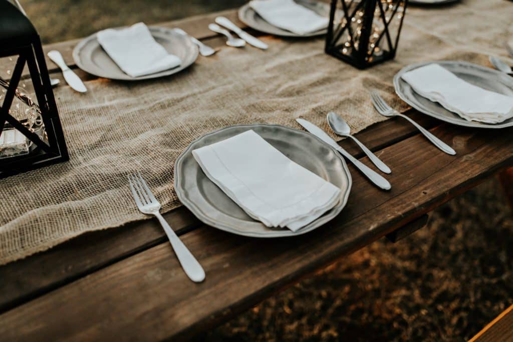 An empty plate
