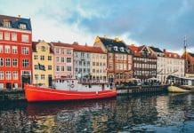 Nyhavn waterfront in Copenhagen