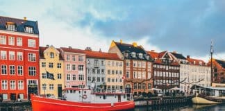 Nyhavn waterfront in Copenhagen