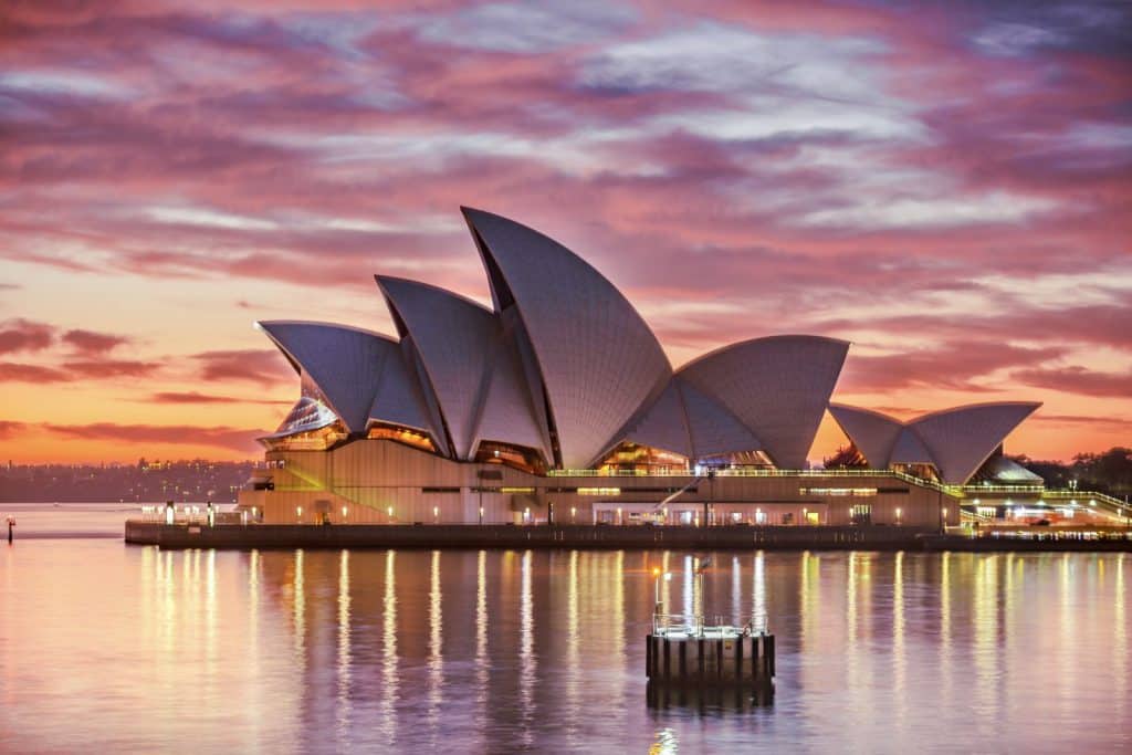 Sydney Harbour and Sydney Opera House