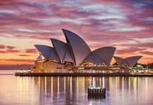 Sydney Harbour and Sydney Opera House