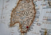 map of Australia
