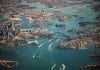 aerial photography of bridge