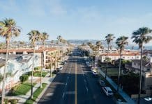 aerial photography of street