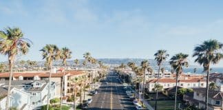 aerial photography of street