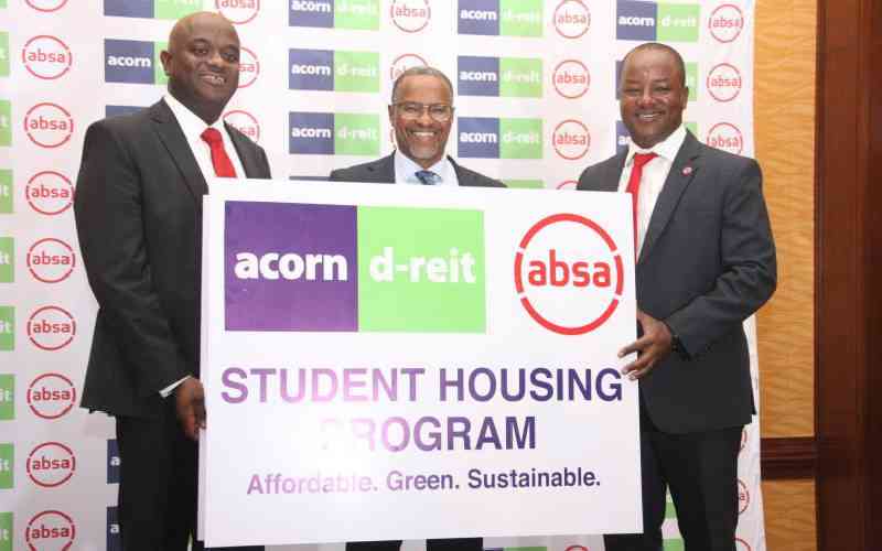 Absa, Acorn Holdings ink Sh6.7b student accommodation deal - The Standard