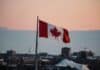 waving Canada flag