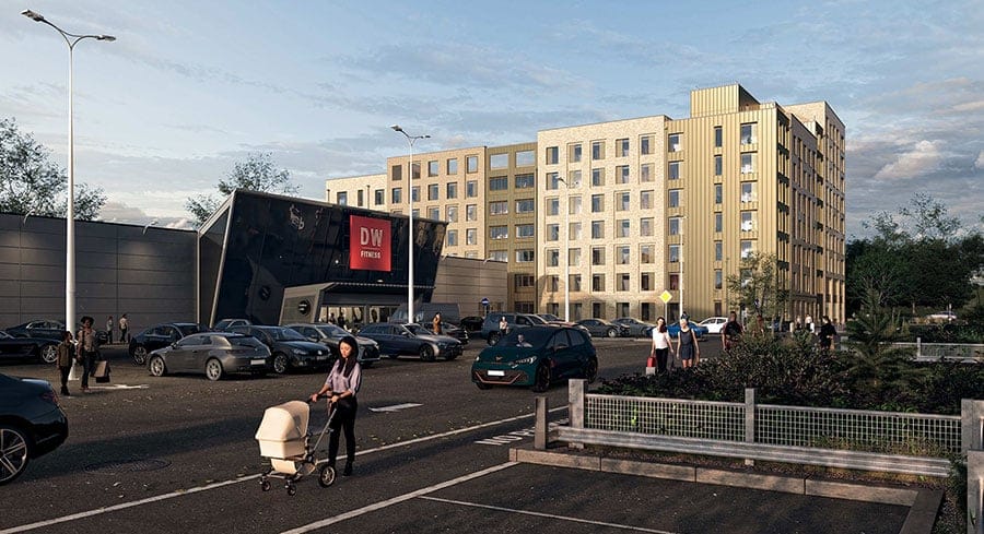 Plans submitted for student accommodation block on former B&Q garden centre