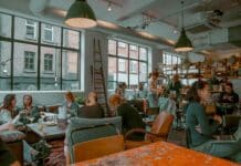 people inside restaurant