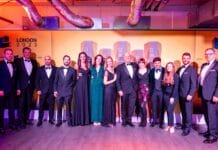 Image: team members from Global Student Living and ASK4 at the GSL Awards 2023.