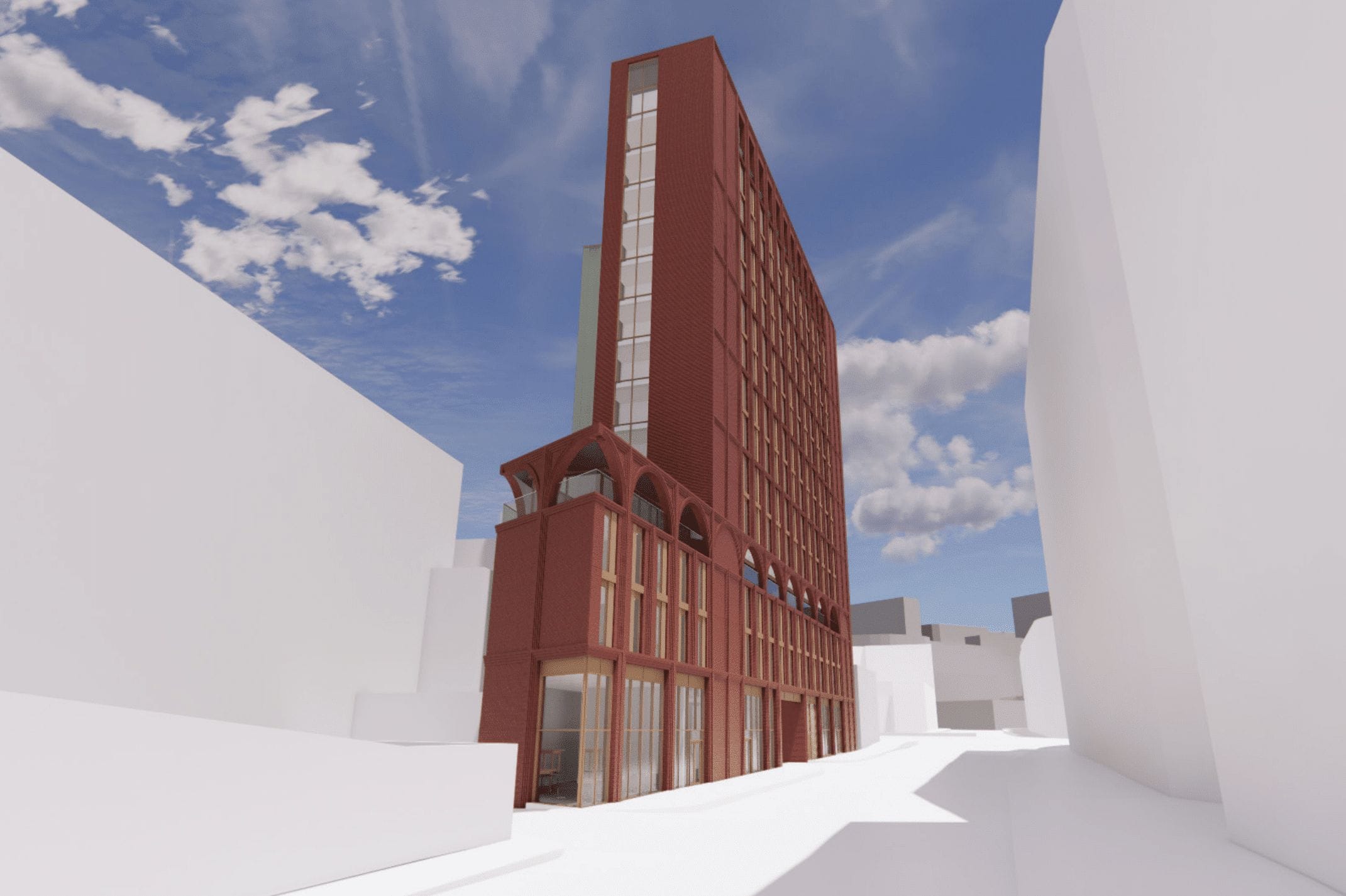 Proposal for 15-storey student scheme lodged as part of The Arcadian redeve