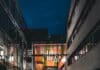 brown concrete building during nighttime