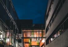 brown concrete building during nighttime