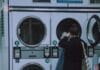 woman washing her clothes photograph