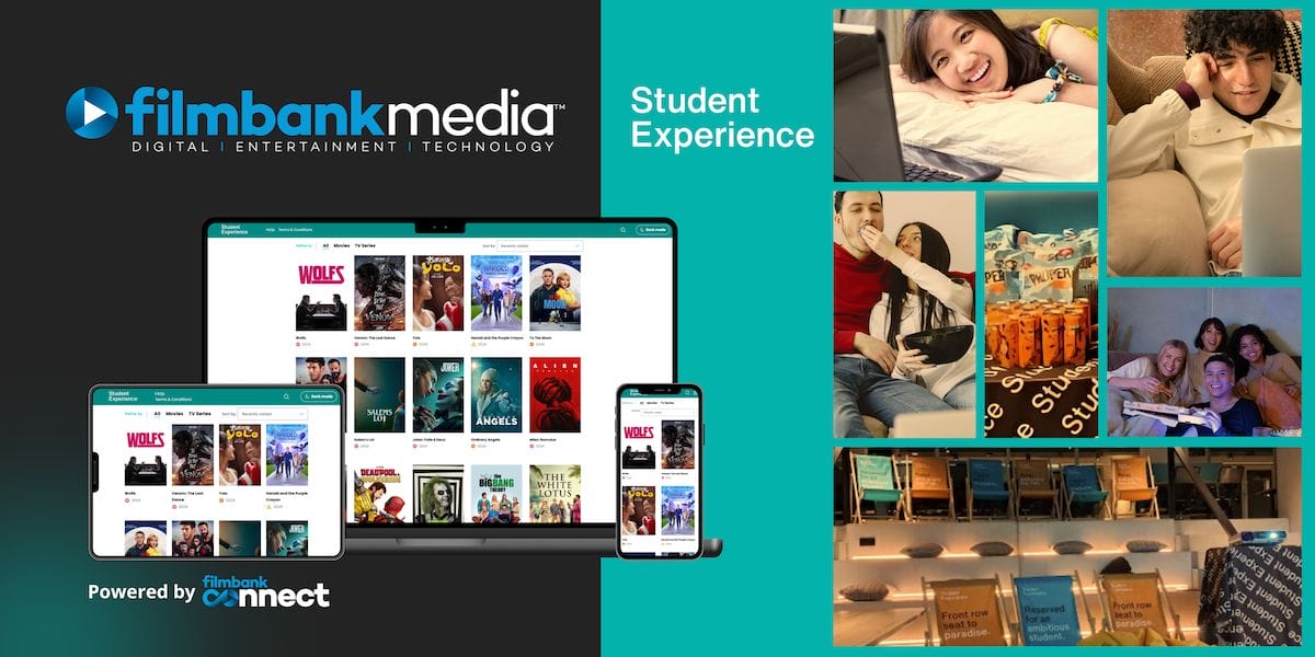 Student Experience partners with Filmbankmedia to launch movie streaming to